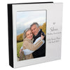 Personalised Decorative Silver Anniversary Photo Frame Album 4 x 6