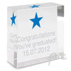 Personalised Blue Star Medium Crystal Token