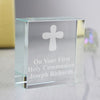 Personalised Cross Medium Crystal Token