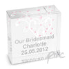 Personalised Heart Swirl Medium Crystal Token