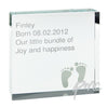 Personalised Footprint Large Crystal Token