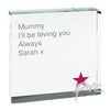 Personalised Pink Star Large Crystal Token