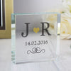 Personalised Gold Monogram Large Crystal Token