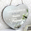 Personalised Mirror Mirror... Hanging Heart Mirror