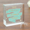 Personalised Shining Star Medium Crystal Token