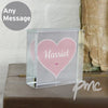 Personalised Stitch & Dot Baby Girl Medium Crystal Token