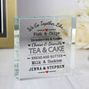 Personalised We Go Together Like... Large Crystal Token