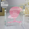 Personalised Up & Away Baby Girl Large Crystal Token