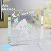 Personalised Tiny Tatty Teddy To the Moon & Back Large Crystal Token