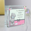 Personalised Me To You Pastel Polka Dot for Her Medium Crystal Token