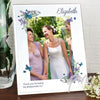 Personalised Butterfly 5x7 Mirrored Glass Photo Frame