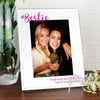 Personalised Bestie 5x7 Mirrored Glass Photo Frame