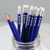 Personalised Butterfly Motif Blue Pencils