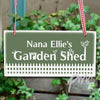 Personalised Garden Shed Wooden Rectangle Sign