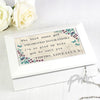 Personalised Forget me not Jewellery Box