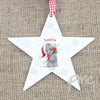 Personalised Me To You Wooden Wooden Star Decoration