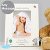 Personalised Tiny Tatty Teddy Cuddle Bug White 4x6 Frame