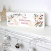 Personalised Country Diary Midwinter Wooden Block Sign
