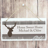 Personalised Highland Stag Wooden Sign