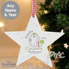 Personalised The Snowman and the Snowdog My 1st Christmas Star Decoration