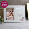 Personalised Family Floral 4x6 Light Up Frame