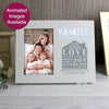 Personalised Family Typography 4x6 Light Up Frame