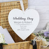 Personalised Classic 22cm Large Wooden Heart Decoration