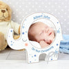 Personalised Blue Stars Elephant Photo Frame