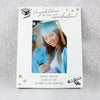 Personalised Gold Star Graduation 4x6 White Wooden Photo Frame