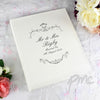 Personalised Black Ornate Swirl Traditional Album