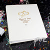 Personalised Love Hearts Silver Traditional Album