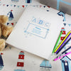 Personalised Blue ABC Traditional Album