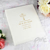 Personalised Gold Cross Traditional Album