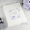 Personalised Country Diary Blue Blossom Album with Sleeves