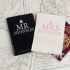 Personalised Mr & Mrs Passport Holders Set