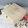 Personalised Mr & Mrs Large Wooden Keepsake Box